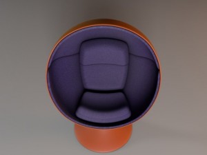 ball chair 3D 모델