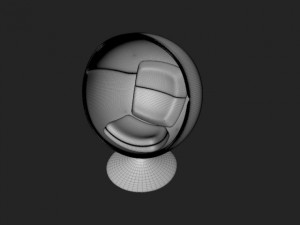 ball chair 3D 모델