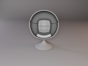 ball chair 3D 모델