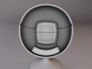 ball chair 3D 모델