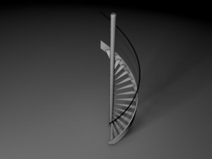 spiral staircase 3D Model