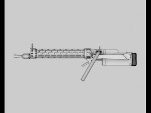 the spandau lmg 0815 3D Модель