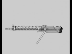 the spandau lmg 0815 3D Модель