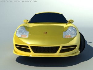 porsche 911 turbo 3Dモデル