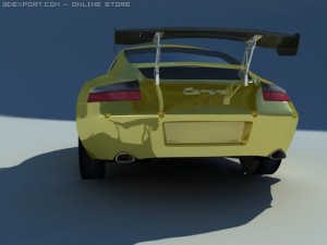 porsche 911 turbo 3Dモデル