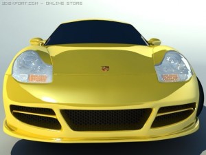 porsche 911 turbo 3Dモデル