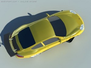 porsche 911 turbo 3Dモデル