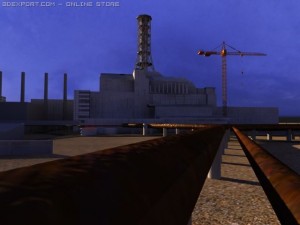 chernobyl sarcophagus 3D Model