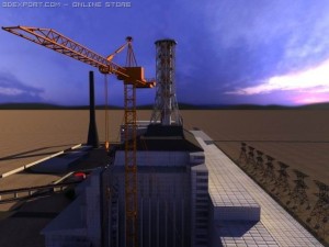 chernobyl sarcophagus 3D Model