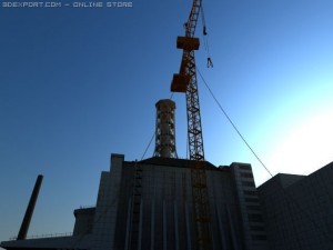 chernobyl sarcophagus 3D Model