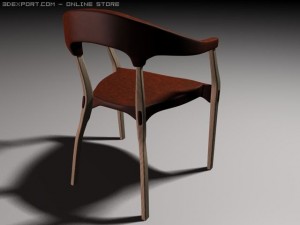 onda chair 3Dモデル