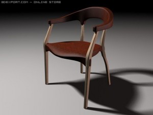onda chair 3Dモデル
