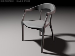 onda chair 3Dモデル