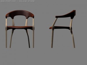 onda chair 3Dモデル