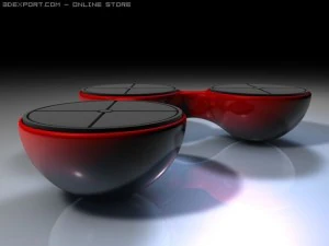 molecule bench 3D Model