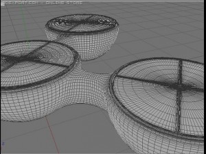 molecule bench 3D Модель