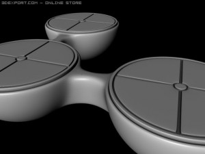 molecule bench 3D Модель