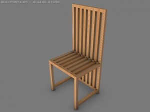 sofia chair Model 3D