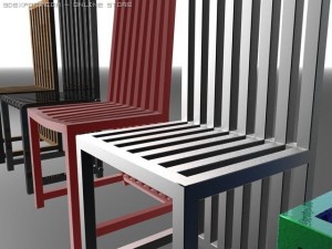 sofia chair Model 3D