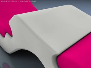 chaise longue Modello 3D