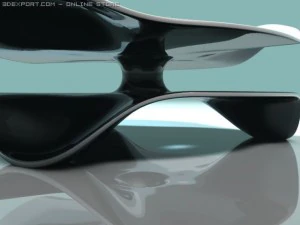 tavolino da caff&egrave; del deserto Modello 3D