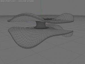 desert coffee table Modelo 3D