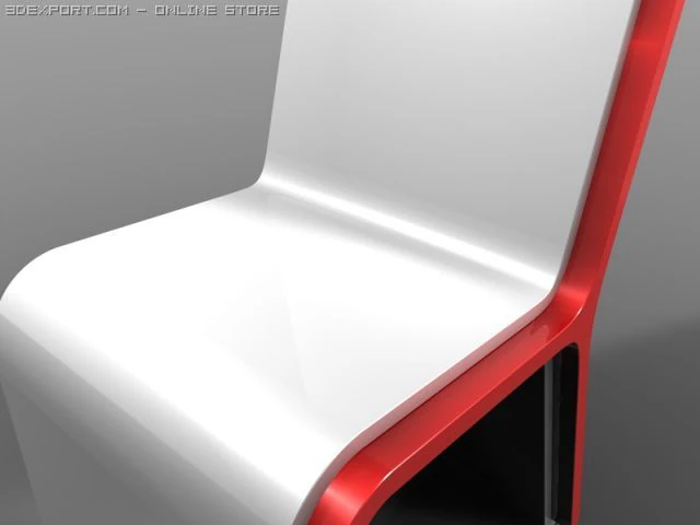 plus  chair 3D Model .c4d .max .obj .3ds .fbx .stl .blend 