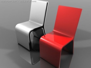 plus  chair 3D Model