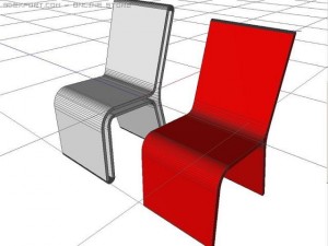 plus  chair 3D Model