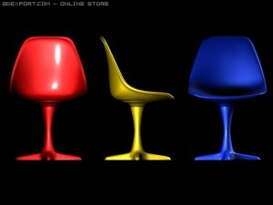 burke chair Model 3D