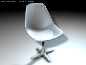 burke chair 3D 模型