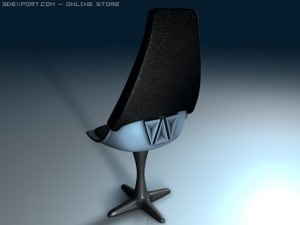 burke chair 3D 模型
