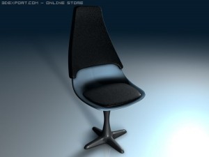 burke chair 3D 模型