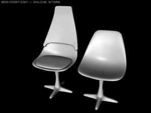 burke chair 3D 模型