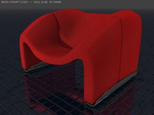 groovy lounge variation 3D Модель