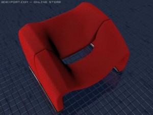 groovy lounge variation 3D Модель