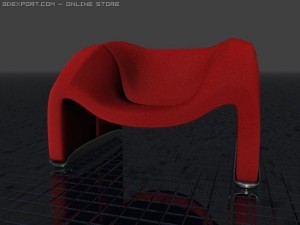 groovy lounge variation 3D Модель