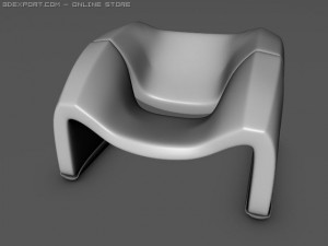 groovy lounge variation 3D Модель