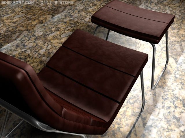 relounge chaise 3D मॉडल .c4d .max .obj .3ds .fbx .stl .blend 