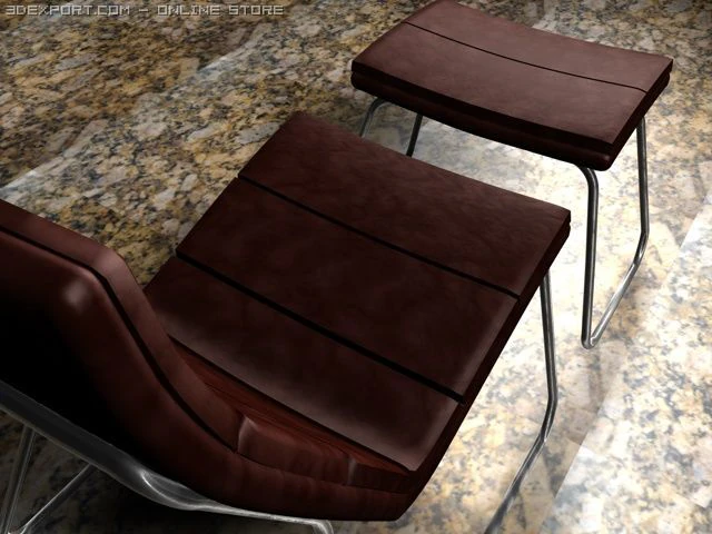poltrona relax Modello 3D .c4d .max .obj .3ds .fbx .stl .blend 