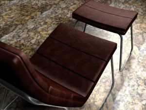 relounge chaise Model 3D