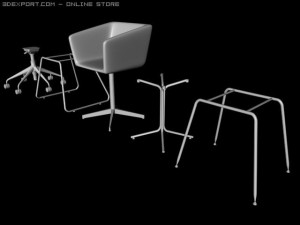 nanda with bases Modelo 3D
