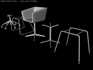 nanda with bases 3D Model