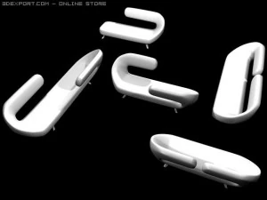 harcourt style 1 3D Model