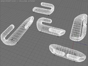 harcourt style 1 3D Model