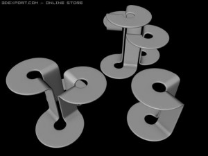 halo tables 3D 模型
