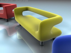 sss sofas Modelo 3D