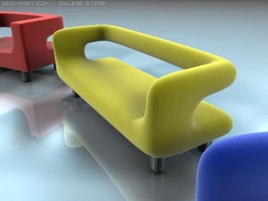 sss sofas 3D Model
