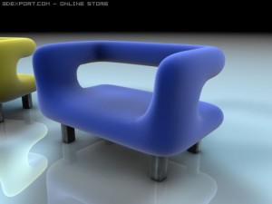 sss sofas Modelo 3D