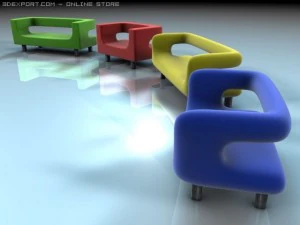 sss sofas 3D Model